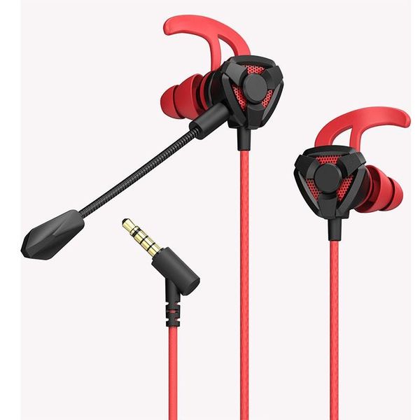 

in ear noise cancelling earphone wired gaming headset with mic g9 headphone stereo earbuds for phone pc ps4 computer corded volume control