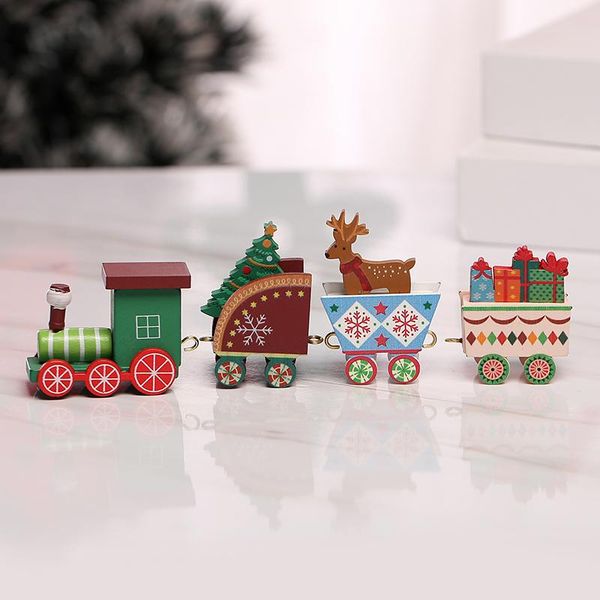 

luanqi christmas wooden train craft gift toys kids favor christmas gift decorations for home santa claus snowman natal noel 2020 qylxbr