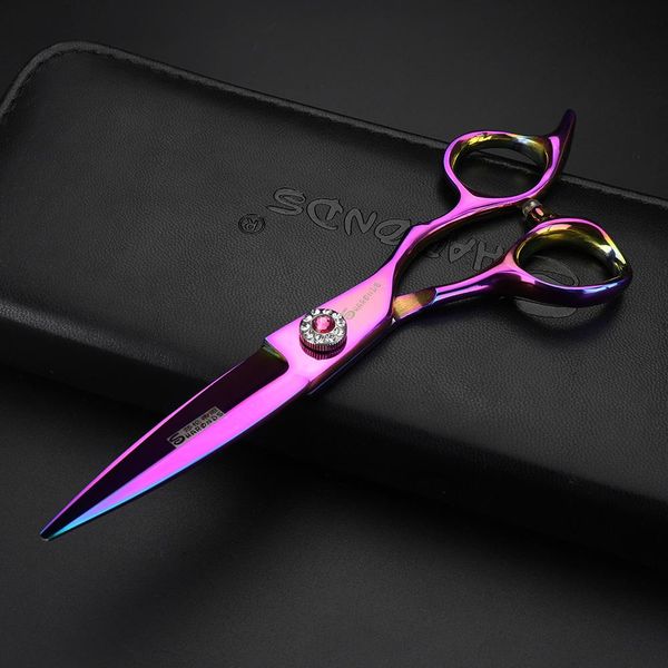 

6 inch professional hairdressing shears haircut scissors for barber salon scissors purple hair cutting scissors sqcxhe