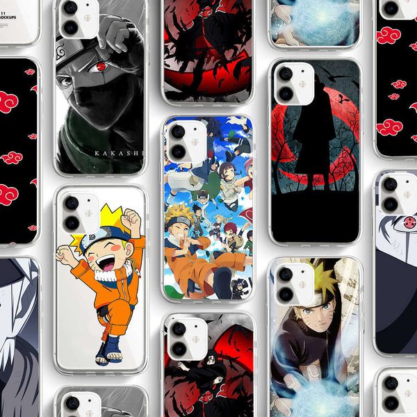 

bgrfnaruto pattern silicone case for vip 5/6/7/8 plus xs max tpu uv printing cover for vip 11/12 pro max se 2020swza