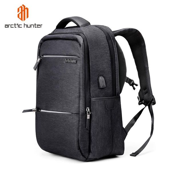 

arctic hunter mens путешествия рюкзак ноутбук сумка для мужчин usb зарядки многофункциональный водонепроницаемый bagback школьные сумки паке