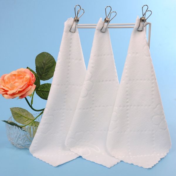 

25*25cm factory fiber l wipes with towels disposable white dining with white single use square napkin napkin rag gifts