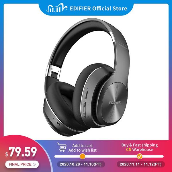

edifier w828nb bluetooth headphones anc function up to 25 hours of playback collapsible design wireless earphone