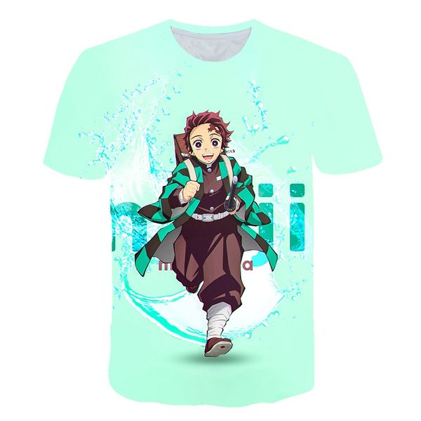 

ghost blade 3d demon slayer summer print 3d print shirts comics harajuku harajuku men clothing