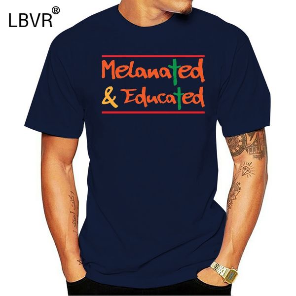 

printed melanated and educated black history month men 2020 short sleeve outfit hiphop hoodie designers t shirts sweatshirt