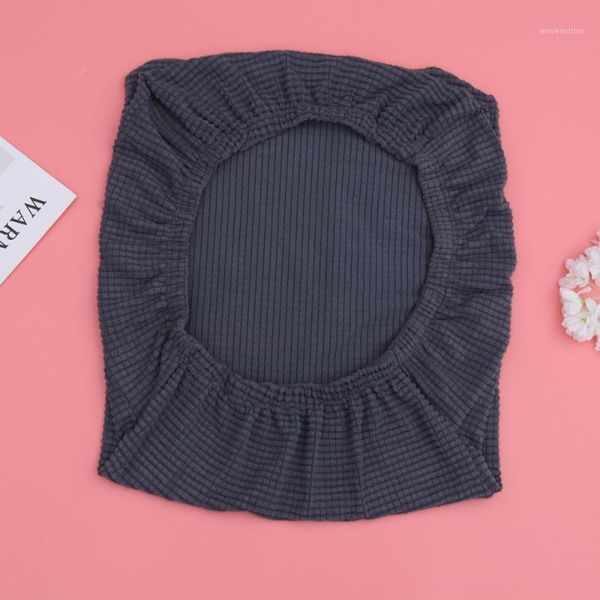

2pcs simple chair seat slipcover elastic chair cover furniture protector for home restaurant (dark grey and beige 40 x 40 x 95cm1