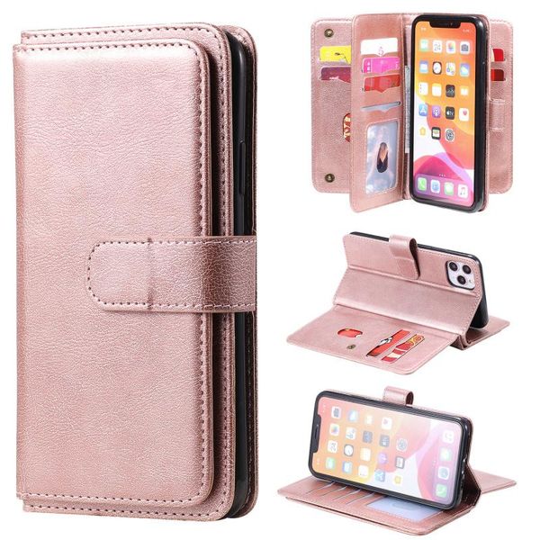 

luxury leather wallet case for iphone xr 11 12 por max x xs 6 7 8 plus se2020 cards stand q jllpxn