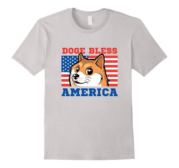 

t shirts brand clothes slim fit printing doge bless america t shirt | doge meme shirt | usa shiba dog t shirt sport hooded sweatshirt hoodie