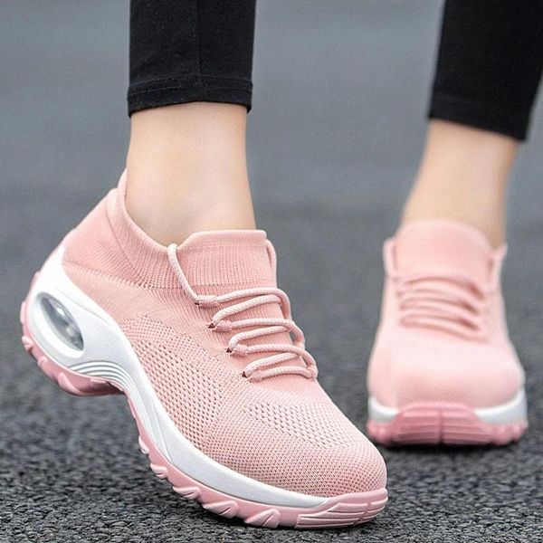 

women's breathable casual walking shoes fashion casual shoes sneakers spring platform flat slip-on comfortable outdoor #0k8a