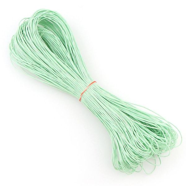 

1mm 70m lot colorful cotton wax line rope stretch cord beads string strap rope diy jewelry make necklace accessories h bbytry