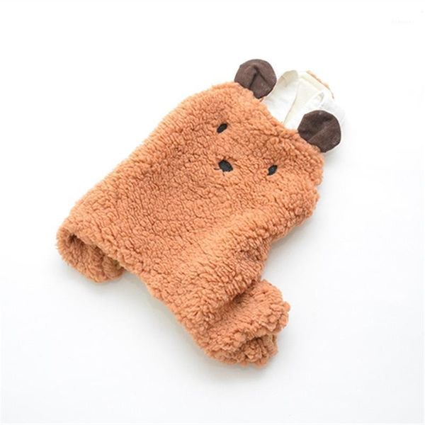 

small dogs winter cute warm clothes chihuahua matelse cup puppy jumpsuit1