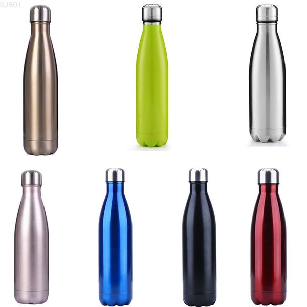 

750ml shaped vacuum insulated travel sport double walled stainless steel bowling shape outdoor water bottle a05