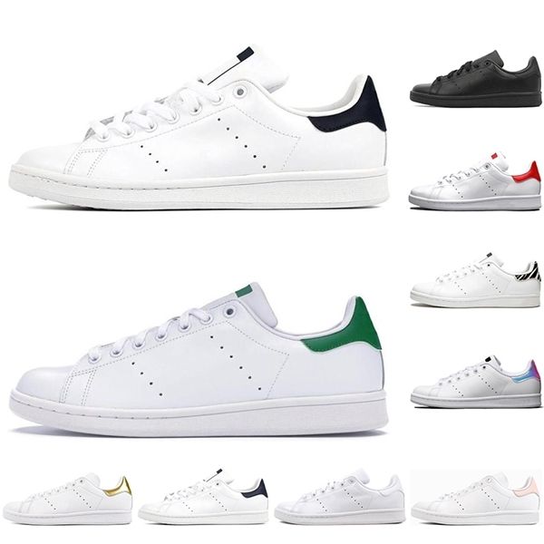 

smith men women flat casual shoes green black white navy blue oreo rainbow stan fashion mens trainers outdoor sport sneakers size 36-44