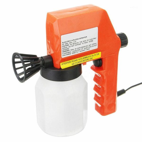 

220v electric paint sprayer diy spraying tool alcohol paint sprayer atomizer with eu plug (orange)1