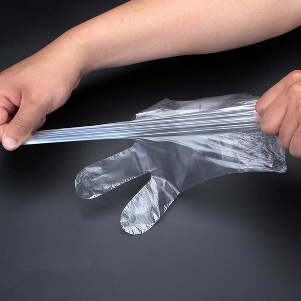 

disposable eco-friendly factoryecirthickened in pe one-off stock gloves for kitchen food/cleaning/cooking/bbq
