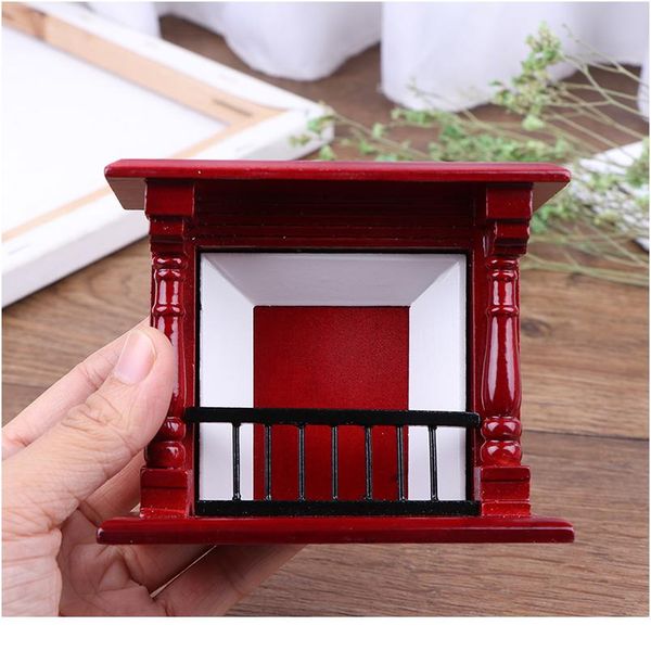 

1/12 toys mini wood fireplace decoration miniature furniture toys dolls house accessories 1 wmtfqm