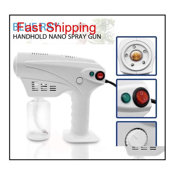 

handheld blue light nano steam gun atomization disinfection fog machine hair spray machine household cleaning tools qylgxz mj_bag