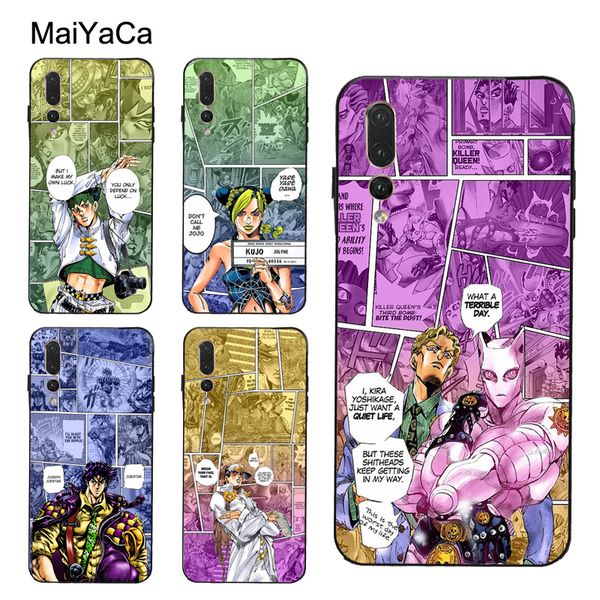

аниме jojo в bizarre adventure чехол для huawei p30 pro p20 p40 mate lite p смарт 2019 nova 5t honor 8а 8x 9x 10i 20