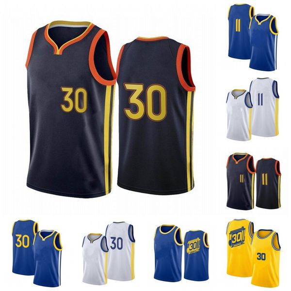 

30 mens jersey 11 thompson 23 green basketball jerseys 2021 city, Black