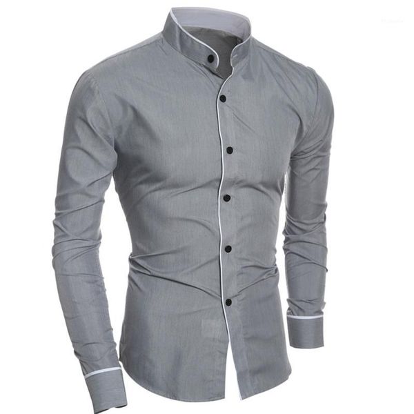 

men's shirts korea style mens casual long sleeve shirt fashion personality slim long-sleeved blouse shirt camisas hombre1, White;black