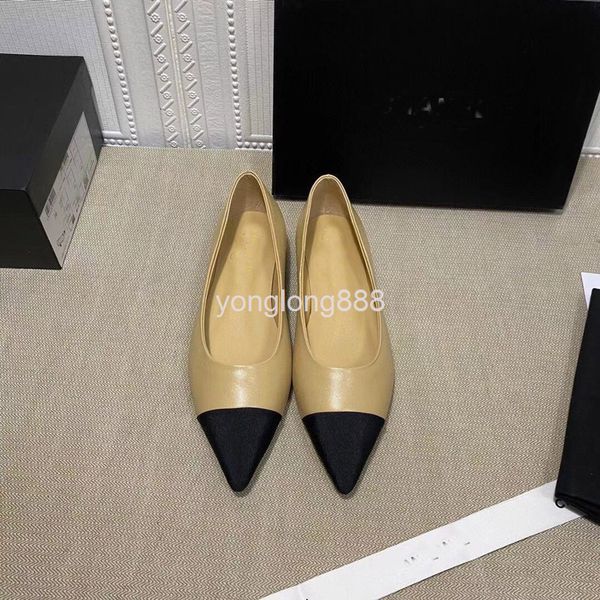 

dress shoes spring shallow mouth single shoes women's electroplated heel thin pointed splicing sheepskin small fragrance fashion casual, Black