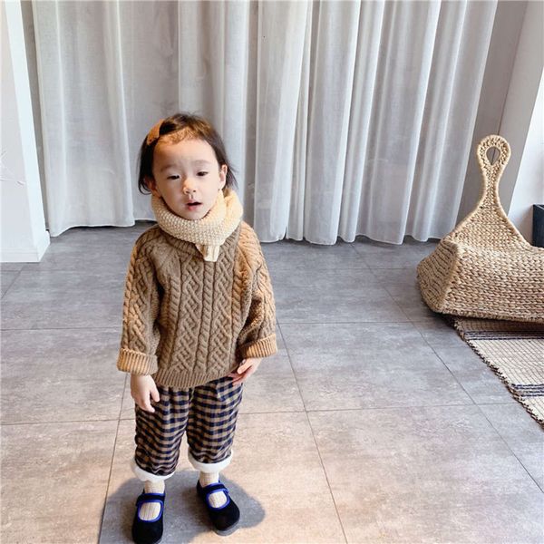 

2020 new children's korean and winter thickened girls' autumn sweater 20792 m28j, Blue