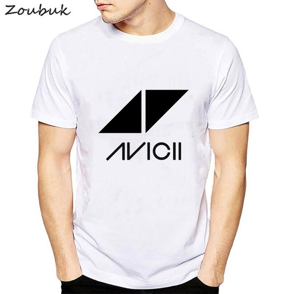 

спорт мужчины женщины печать музыка dj avicii тенниска wake me up мужская футболка 2020 hipster короткий рукав хлопок вершины тройники