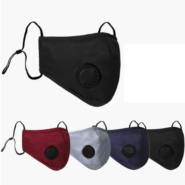 

colors carbon respirator valve mask pm2.5 4 activated washable kids mouth cover dustproof reusable masks ooa8071in stock