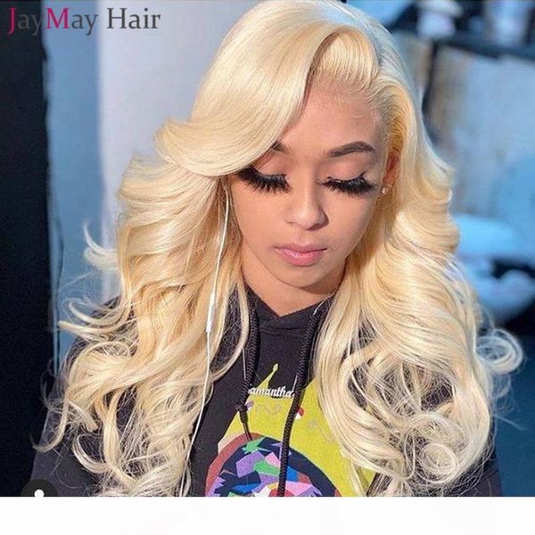 

jaymay 13x6 613 blonde lace frontal wig body wave lace front wig human hair transparent wigs natural color frontal, Black;brown