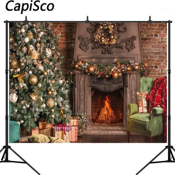 

capisco christmas tree gifts fireplace baby children portrait pgraphy backgrounds vinyl pgraphic backdrop p studio1