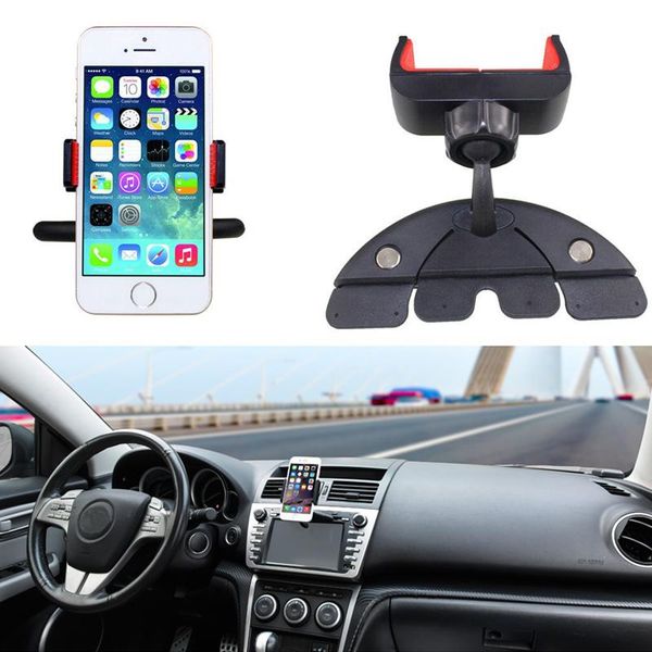 

alloet universal car holder holder 360 rotation cd plot mount держатель cd craadle для samsung huawei xiaomi мобильные телефоны jllpbf