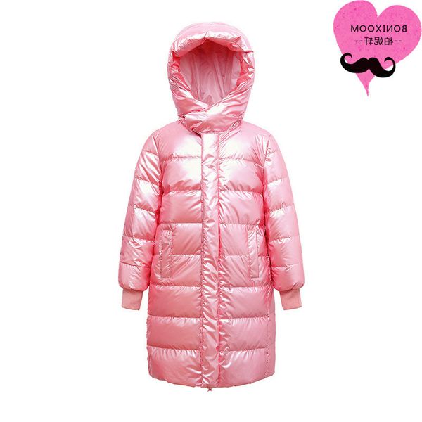 

smedium new down winter children's jacket long for boys, boys and girls, bright face over the knee korean version of, Blue;gray