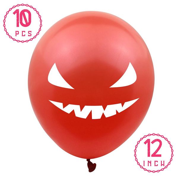 

amawill scary halloween decoration kids air ghost latex balloons skull halloween decor balloon inflatable toys birthday party wmthvf