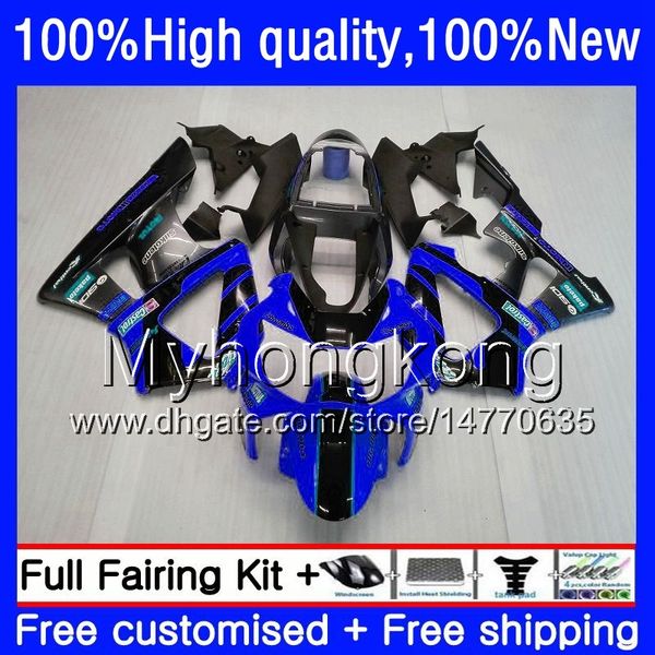 HONDA CBR 929RR 900 929 RR 00 01 2000 2001 50HM.128 CBR900 RR Mavi siyah CBR 900RR 929CC CBR900RR CBR929RR CBR929 RR 00 01 kaporta için Kiti