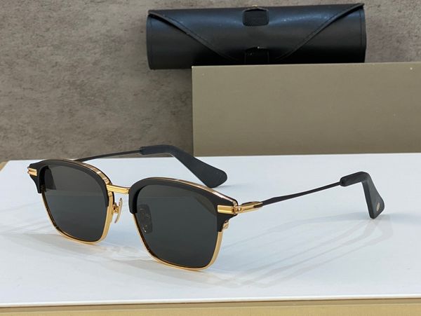 

sunglasses for women men typographer style dtx 142 anti-ultraviolet retro plate metal full frame fashion eyeglasses random box, White;black