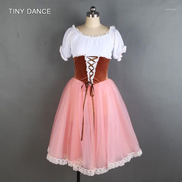 

new arrival of girls ballerina dance costume short sleeve ballet dance tutu dress 200041, Black;red