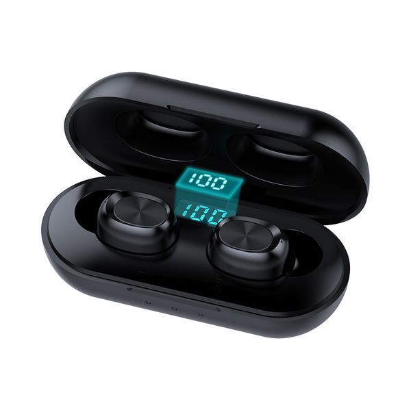 Novo estilo quente B5 True Wireless TWS Binaural Bluetooth Headset 5.0 Esportes Bluetooth Headset Frete Grátis