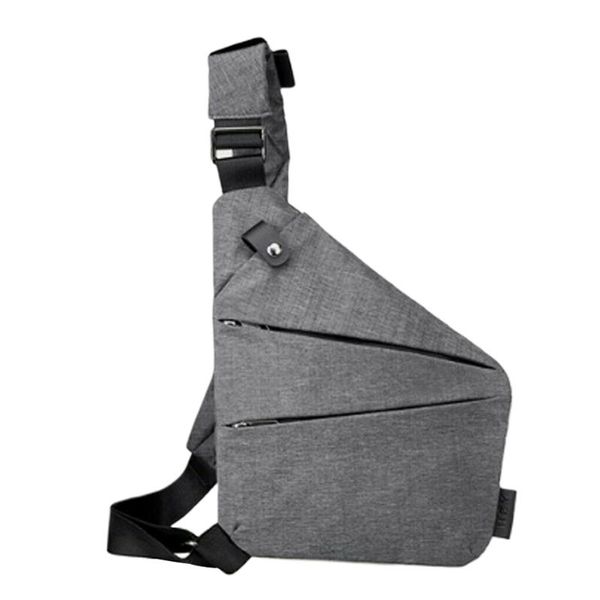 

men crossbody pouch oxford fabric phone fashion outdoor traveling chest bag adjustable strap multifunctional sports anti theft