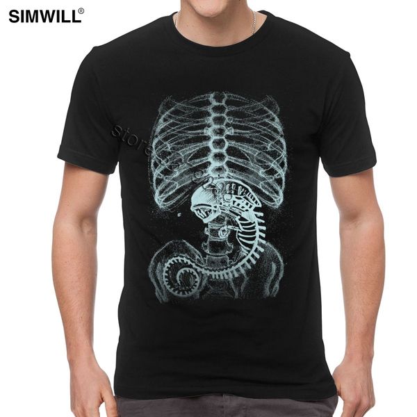 

sport brand design alien covenant t shirt men short sleeve creepy pregnant t-shirt streetwear summer cotton movie fans tees