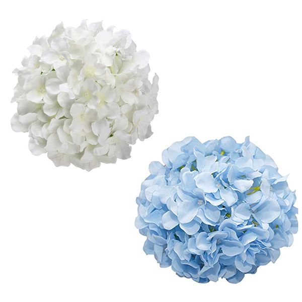 

54 petals artificial silk hydrangea flower heads for wedding centerpieces flower wall baby shower home decor festive decoration jk2101xb