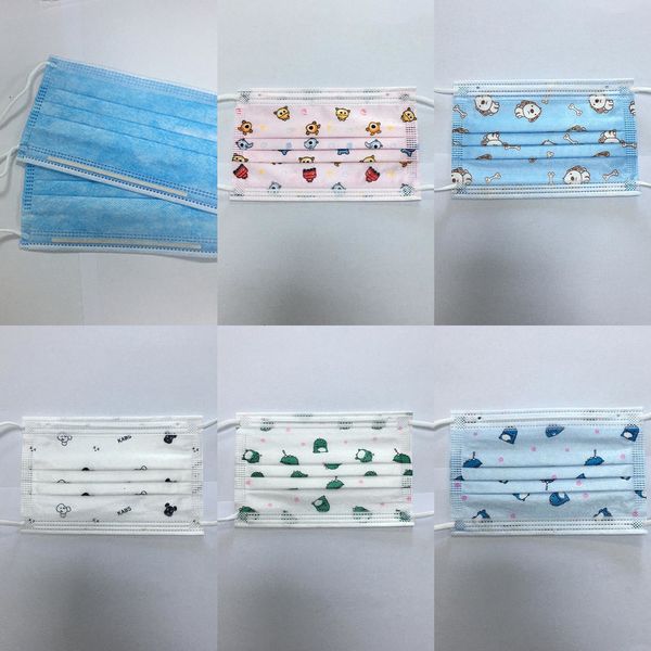 

design 11 disposable kids designer face respirator masks with elastic ear loop 3 ply breat4p6o 9693