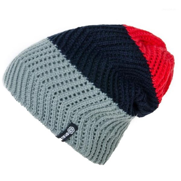 

outdoor hats brand men women skiing warm winter knitting skating cap ski hat beanies turtleneck snowboard camping gorros de lana1, Black;white