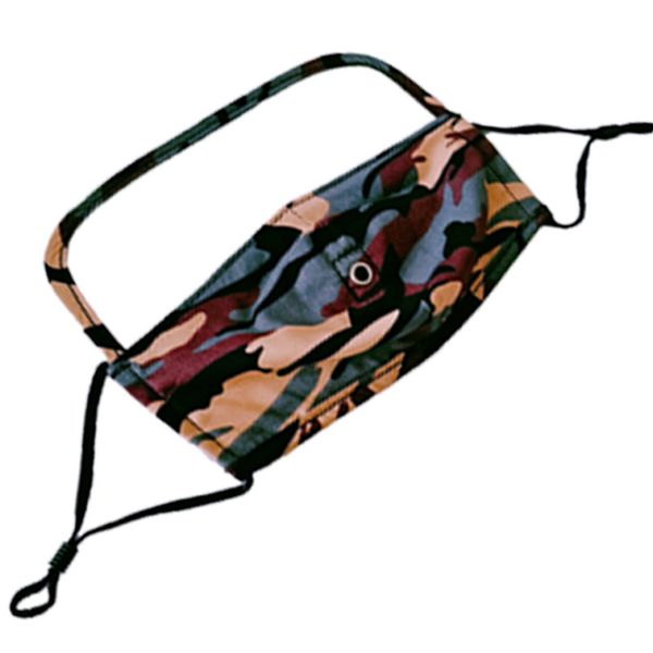 

camouflage respirators drinking holes fashion face shield cover mask zipper reusable washable custom mascherine kid variable 9 5tr c2