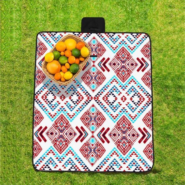 

outdoor pads 3d waterproof beach mat portable picnic blanket camping tent bedding folding-cover ground mattress1