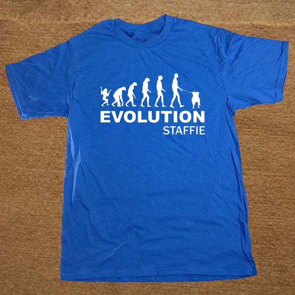 

спорт футболки evolution staffie бультерьер собака идея подарка crew neck мода короткие футболки для мужчин