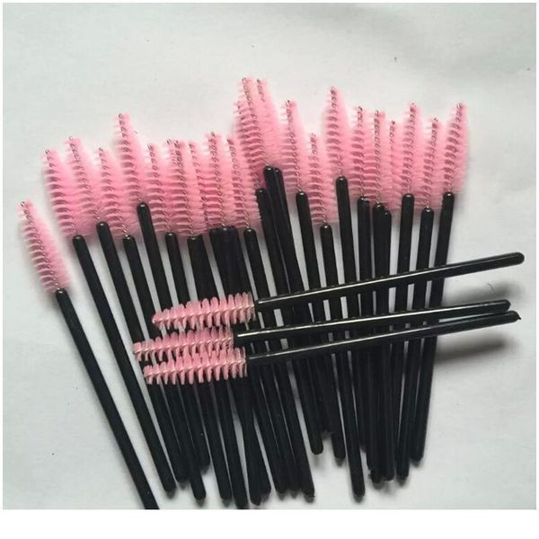 

100pcs make up brush synthetic fiber disposable eyelash brush mascara applicator wand brush cosmetic makeup t bbyzyn