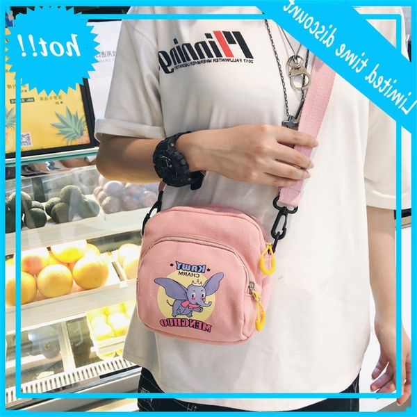 

canvas 2020 harajuku lovely women's leisure messenger bag