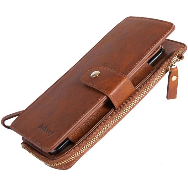 

2019 vintage wallets long man purse male clutch hasp wallet men business card holder coin cell phone pocket magic, Red;black