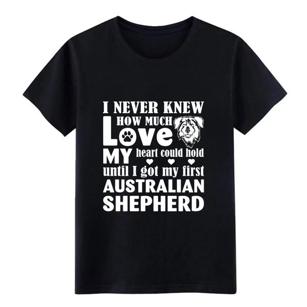 

men's australian shepherd t shirt printing crew neck normal gift new fashion summer style standard shirt sport hooded sweatshirt hoodie