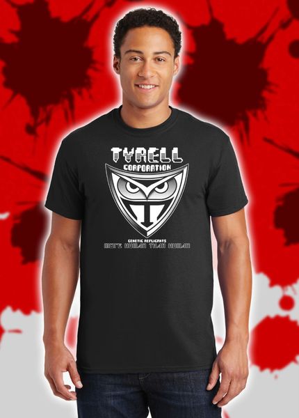 

tyrell corporation blade runner replicants more hu than nexus fashion mens summer casual fishing sport hooded sweatshirt hoodie men t shirt